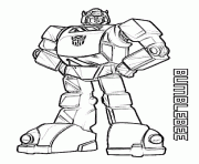 Printable transformers bumblebee  coloring pages